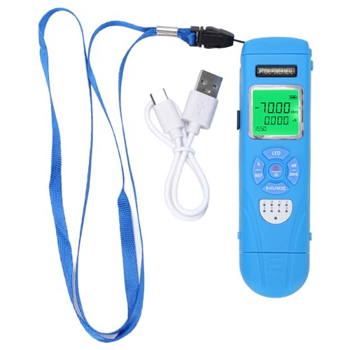 Eujgoov OPTICAL Power Messer Optional 10 Wellenlängen Speicher 650mAh Wiederaufladbare Batterie USB C Ladung 2,5 -mm -Schnittstelle RJ45 -Testfunktion für SC/FC/ST Geeignet Eujgoov OPTICAL Power Messer Optional 10 Wellenlängen Speicher 650mAh Wiederaufladbare Batterie USB C Ladung 2,5 -mm -Schnittstelle RJ45 -Testfunktion für SC/FC/ST Geeignet von Eujgoov