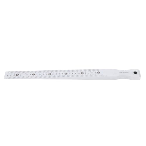 Eujgoov Taper Gap Gage 0,4-6mm Bereich 0,05mm Genauigkeit Edelstahl Cr Plattiert Gravierte Skala für Bau Eisenbahn Auto mit Aufbewahrung Sbox von Eujgoov