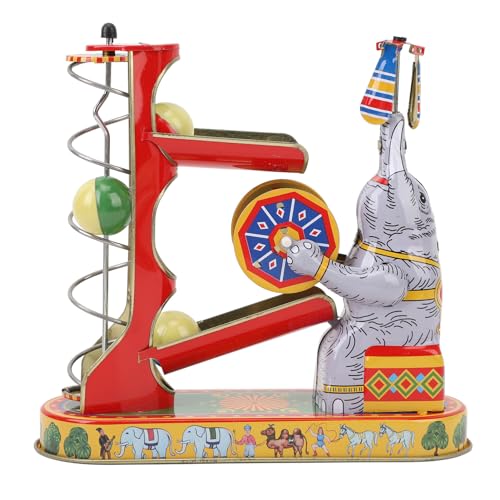 Eujgoov Vintage-Eisen-Aufziehspielzeug-Elefant für Kindergeburtstagsgeschenk, Tischdekoration für Bar/Bekleidungsgeschäft/Kaffeebar, Langlebiges Uhrwerk-Elefant-Spielspielzeug Eujgoov Vintage-Eisen-Aufziehspielzeug-Elefant für Kindergeburtstagsgeschenk, Tischdekoration für Bar/Bekleidungsgeschäft/Kaffeebar, Langlebiges Uhrwerk-Elefant-Spielspielzeug von Eujgoov