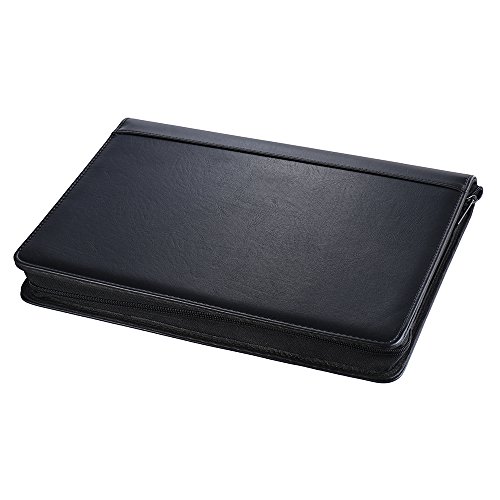 Professionelles Geschäftsportfolio Padfolio A4 PU Leder Dokument Organisator Reißverschluss für Business -Profis Jobjäger Schwarz Professionelles Geschäftsportfolio Padfolio A4 PU Leder Dokument Organisator Reißverschluss für Business -Profis Jobjäger Schwarz von Eujgoov