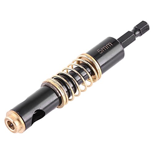 Scharnierbohrer, Schwarz Scharnier Bohrer 5mm 1/4" Türscharnier Bohren Zentrieren Professionelles Öffnungswerkzeug zum Bohren von Regalstiftlöchern von Eujgoov