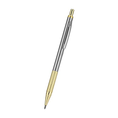 Wolfram-Karbid Spitze Kratzen, Diamant Glasschneider Kratzen Metall Schneiden Schriftzug Stift Graveur Glas Schneidwerkzeug Ersatz Kennzeichnung Tipp(Gold) von Eujgoov