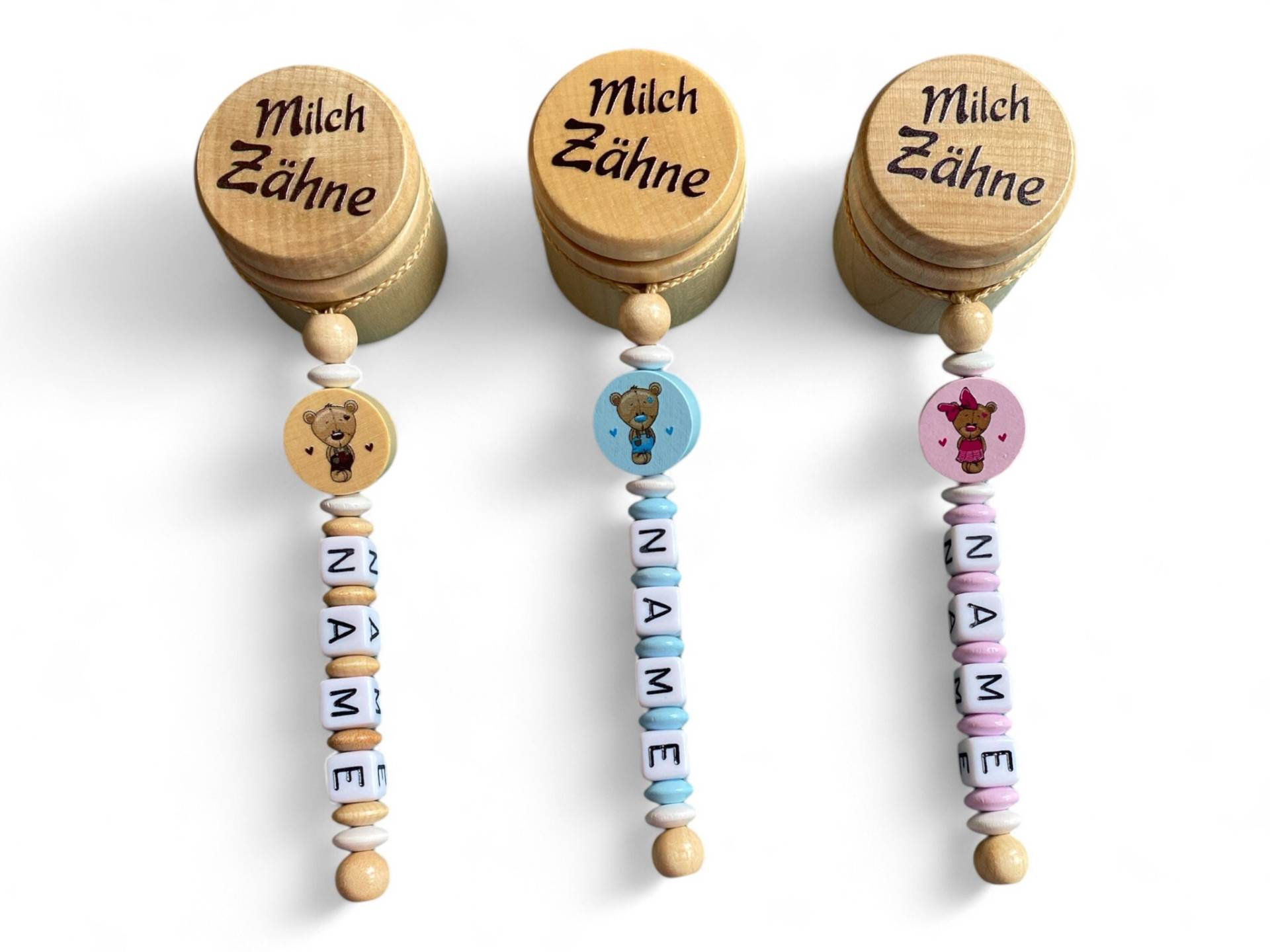 Milchzahndose Mit Namen, Zahndose Bär Und Personalisierbar, Individualisierbar Milchzahndose Mit Namen, Zahndose Bär Und Personalisierbar, Individualisierbar von EulenshopVonBiene