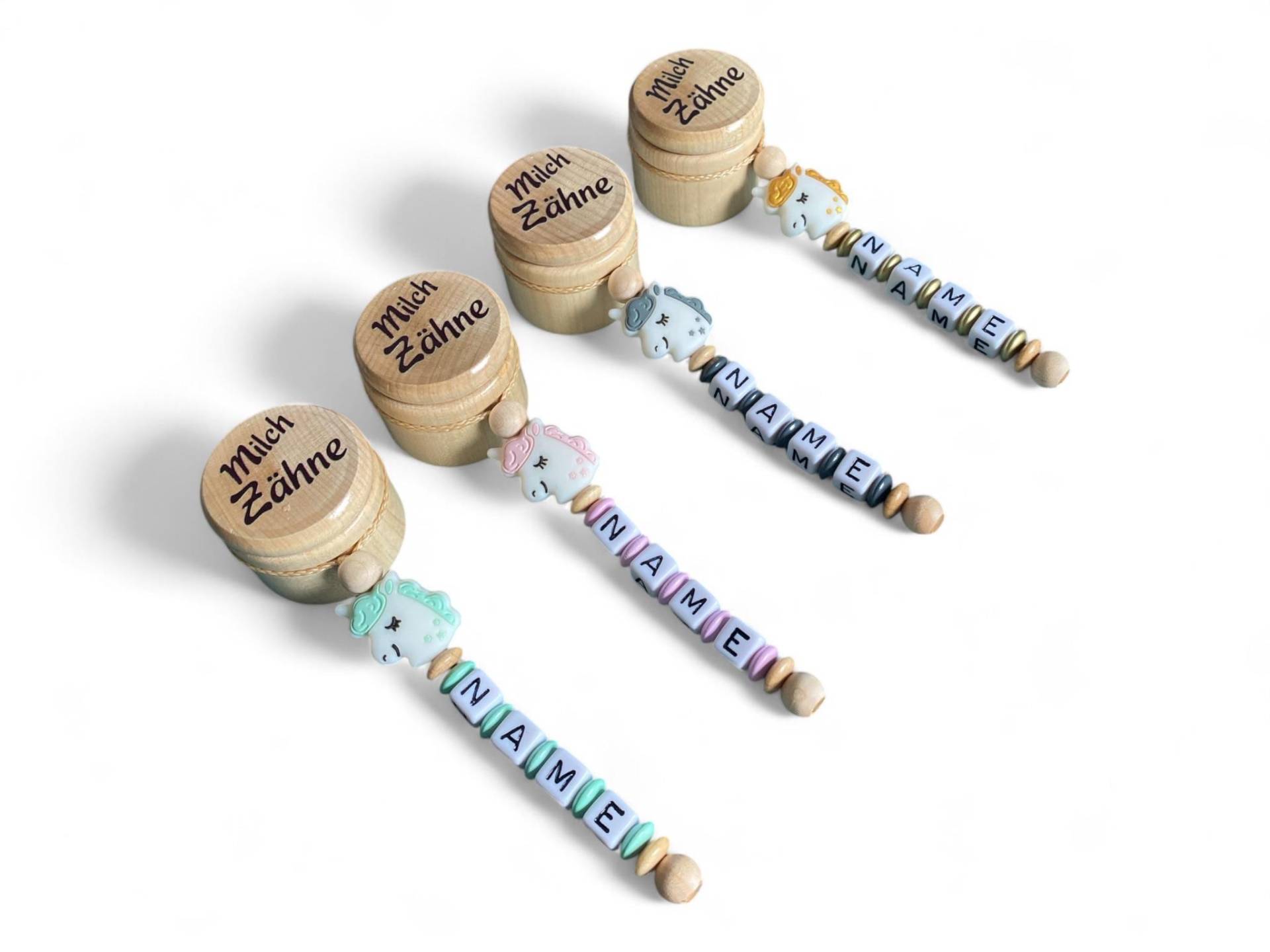 Milchzahndose Mit Namen, Zahndose Einhorn Und Personalisierbar, Individualisierbar Milchzahndose Mit Namen, Zahndose Einhorn Und Personalisierbar, Individualisierbar von EulenshopVonBiene