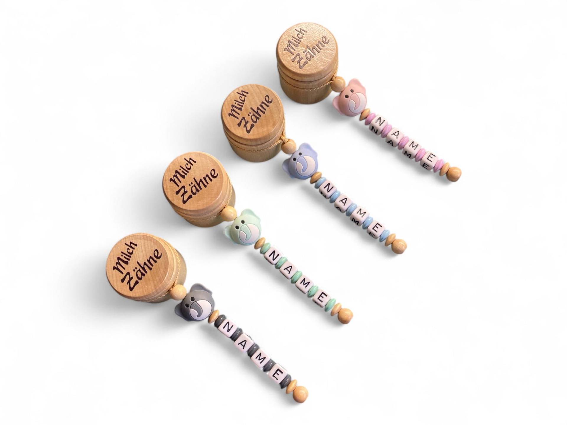Milchzahndose Mit Namen, Zahndose Elefant Und Personalisierbar, Individualisierbar Milchzahndose Mit Namen, Zahndose Elefant Und Personalisierbar, Individualisierbar von EulenshopVonBiene