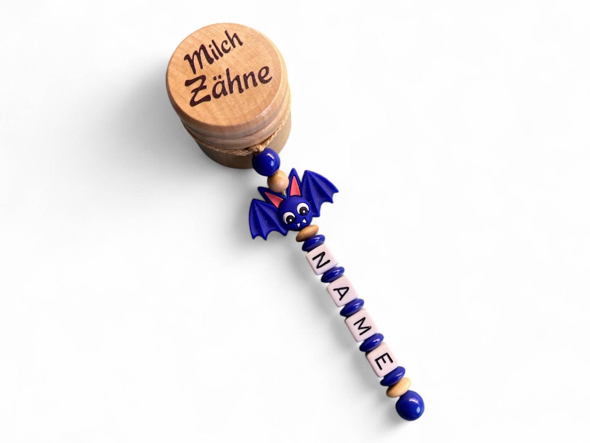 Milchzahndose Mit Namen, Zahndose Fledermaus Und Personalisierbar, Individualisierbar Milchzahndose Mit Namen, Zahndose Fledermaus Und Personalisierbar, Individualisierbar von EulenshopVonBiene