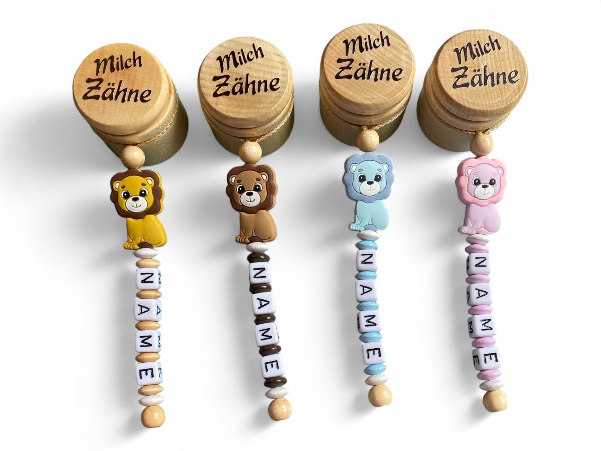 Milchzahndose Mit Namen, Zahndose Löwe Und Personalisierbar, Individualisierbar Milchzahndose Mit Namen, Zahndose Löwe Und Personalisierbar, Individualisierbar von EulenshopVonBiene
