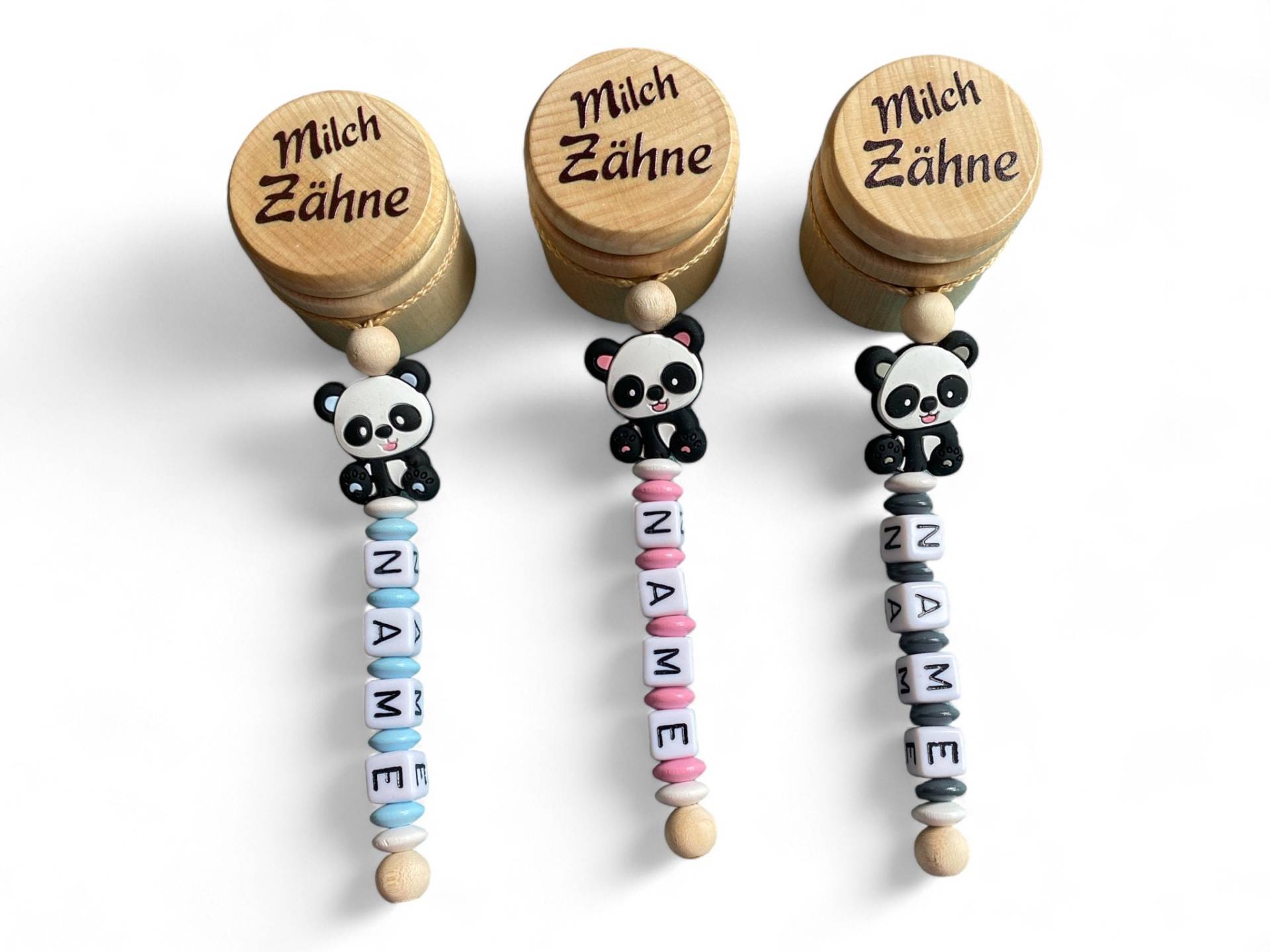 Milchzahndose Mit Namen, Zahndose Panda Und Personalisierbar, Individualisierbar Milchzahndose Mit Namen, Zahndose Panda Und Personalisierbar, Individualisierbar von EulenshopVonBiene