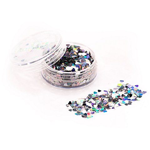 EULENSPIEGEL Bio-Glitter "Herzen", silber EULENSPIEGEL Bio-Glitter "Herzen", silber von Eulenspiegel