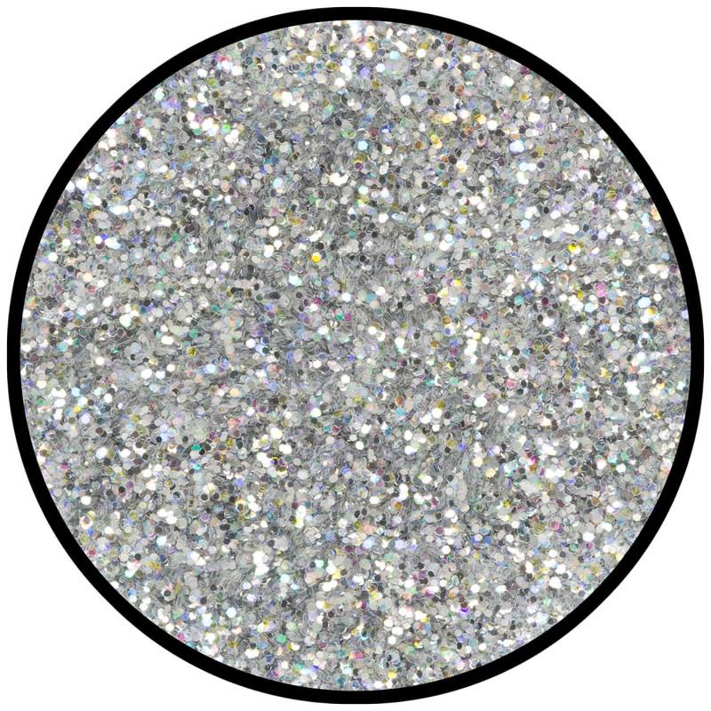 Juwel Glitzer silber mittel 6g von Eulenspiegel