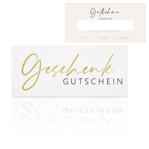 25er Set Blanko Gutscheine zum Ausfüllen | für Nagelstudio Friseur Massage Kosmetikstudio | Geschenkgutschein Restaurant | Gastro Gutschein Vorlagen von Eummelchen