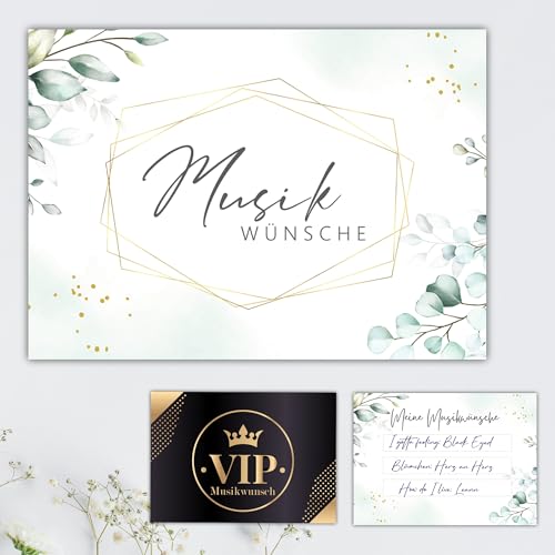 Eummelchen 50 schöne Musikwunschkarten für jede Feier: Hochzeit Geburtstag Party | Ideal für DJs | Musik Wunsch | Partykarten Musikkarten | Individuelle Musikwünsche Eummelchen 50 schöne Musikwunschkarten für jede Feier: Hochzeit Geburtstag Party | Ideal für DJs | Musik Wunsch | Partykarten Musikkarten | Individuelle Musikwünsche von Eummelchen