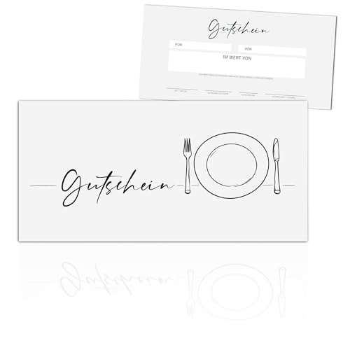 Eummelchen Blanko Restaurant‑Gutscheine DIN Lang 21 × 9,9 cm | 25 Premium Karten zum Ausfüllen | Wert‑ & Genuss‑Gutscheine für Gastronomie, Café, Bistro, Food‑Truck & Catering Eummelchen Blanko Restaurant‑Gutscheine DIN Lang 21 × 9,9 cm | 25 Premium Karten zum Ausfüllen | Wert‑ & Genuss‑Gutscheine für Gastronomie, Café, Bistro, Food‑Truck & Catering von Eummelchen