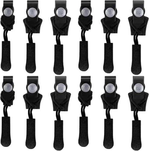 Zipper Repair Replacement Kit, Universal Instant Zipper Fix Sliding Teeth Screw Head with 3 Different Sizes, Zipper Repair Kit, Zip Slider Repair Instant Kit (12 pcs) von Eunmsi