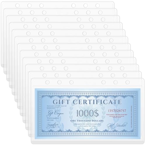 12 x A6-Ordnertaschen ohne Reißverschlüsse, Geldumschläge, transparente PVC-Beutel, Geldordner, Organizer, wasserdicht, lose Blätter, für Ordner, Protektoren, Fotos, Karten, Rechnungen, Bargeld 12 x A6-Ordnertaschen ohne Reißverschlüsse, Geldumschläge, transparente PVC-Beutel, Geldordner, Organizer, wasserdicht, lose Blätter, für Ordner, Protektoren, Fotos, Karten, Rechnungen, Bargeld von EupHHonycs