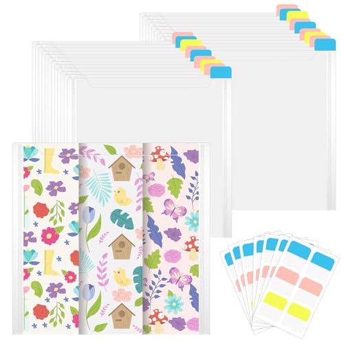 60 Stück Papier-Aufbewahrungs-Organizer, 15,2 x 15,2 cm, transparente Kunststoffhüllen mit 120 Stück Haftindex-Tabs, Aufbewahrungsordner, Halter ohne Verschluss, für Scrapbooking, Karton, Origami 60 Stück Papier-Aufbewahrungs-Organizer, 15,2 x 15,2 cm, transparente Kunststoffhüllen mit 120 Stück Haftindex-Tabs, Aufbewahrungsordner, Halter ohne Verschluss, für Scrapbooking, Karton, Origami von EupHHonycs
