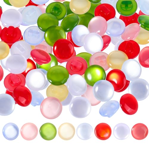 Bunte Pilz-Nähknöpfe, Pilzform, Nähknöpfe, Kunstharz, Perlen-Verschlüsse für Kleidung, Mantel, Hemd, Bluse, DIY, Basteln, Dekorationen, 120 Stück, 11 mm, 8 Farben Bunte Pilz-Nähknöpfe, Pilzform, Nähknöpfe, Kunstharz, Perlen-Verschlüsse für Kleidung, Mantel, Hemd, Bluse, DIY, Basteln, Dekorationen, 120 Stück, 11 mm, 8 Farben von EupHHonycs