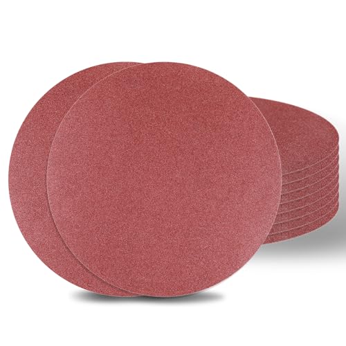 Schleifscheiben, Trockenbau-Schleifpapier, 22,9 cm, Körnung 240, Schleifscheiben für Hand-Radiallschleifer, kein Staub, Trockenbau-Schleifer, Schleifpads für Handschleifer, Werkzeug von EupHHonycs