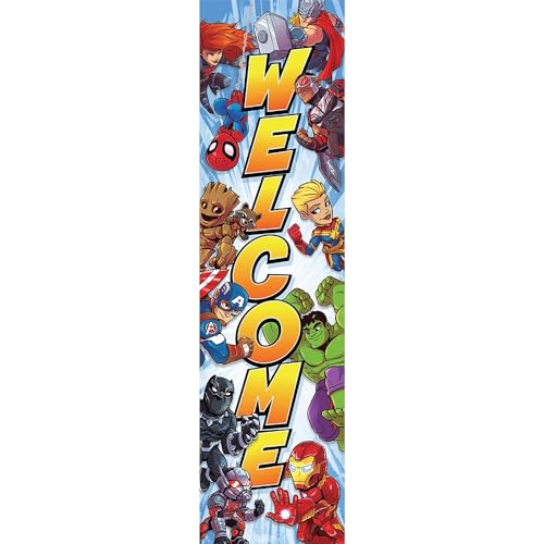Eureka Marvel Heroes Türdekoration "Welcome Back to School", Klassenzimmer, 30,5 x 114,4 cm Eureka Marvel Heroes Türdekoration "Welcome Back to School", Klassenzimmer, 30,5 x 114,4 cm von Eureka