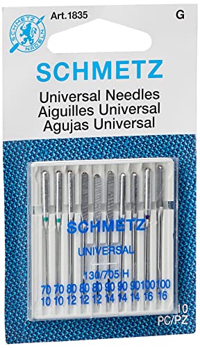 Euro-Notions Universal Machine Needles-Size 70/80/90/100 10/Pkg, Other, Multicoloured, 2.5 x 7.71 x 11.52 cm Euro-Notions Universal Machine Needles-Size 70/80/90/100 10/Pkg, Other, Multicoloured, 2.5 x 7.71 x 11.52 cm von Euro-Notions