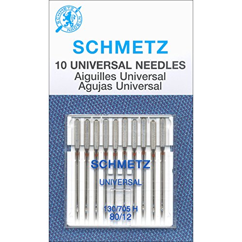 Euro-Notions Universal-Maschinennadeln, Größe 80/12, 10 Stück, sonstiges, Mehrfarbig, 11.52 x 7.71 x 2.33 cm von Euro-Notions