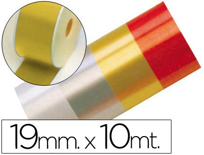 Geschenkband, 10 m x 19 mm, goldfarben von Eurocinsa