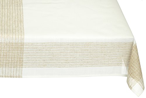 Eurofirany CHO/Gold/1, Polyester, Weiss, 40 x 40 cm von Eurofirany