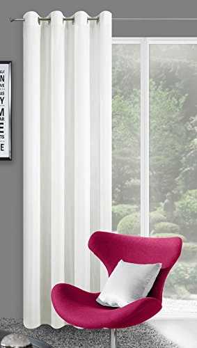 Eurofirany Moderne Vorhange, Polyester, beige, 140 x 250 x 1 cm von Eurofirany
