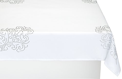 Eurofirany Tischdecke, Polyester, White, 85 x 85 x 1 cm Eurofirany Tischdecke, Polyester, White, 85 x 85 x 1 cm von Eurofirany