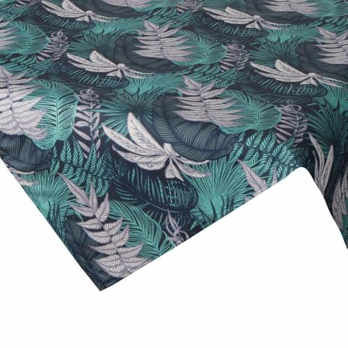 Eurofirany Tischdecke Tischtuch blau-türkis Blätter quadratisch 85x85 cm Gobelin Tischwäsche Tafeldecke Tisch Dekoration Dekoration Garten Balkon Patio Terrasse Deko Eurofirany Tischdecke Tischtuch blau-türkis Blätter quadratisch 85x85 cm Gobelin Tischwäsche Tafeldecke Tisch Dekoration Dekoration Garten Balkon Patio Terrasse Deko von Eurofirany