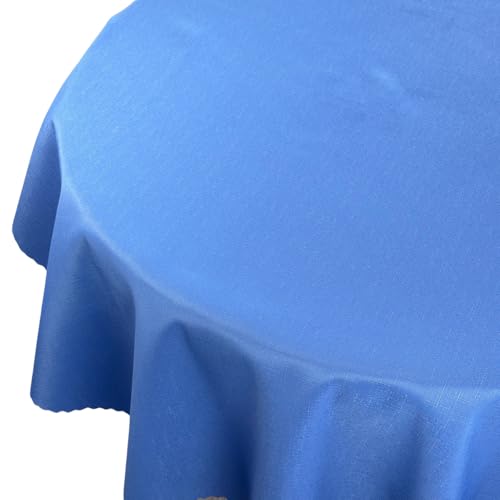Tischdecke Fleckenresistente Tischtücher Abwaschbar Pflegeleicht Lotus Effekt Blau Jeans Rund Durchmesser: Ø 150 cm von Euromat