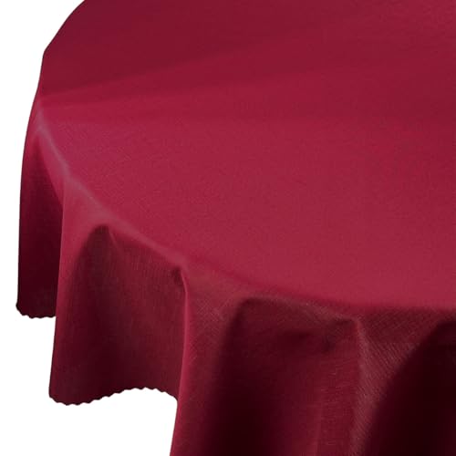 Tischdecke Fleckenresistente Tischtücher Abwaschbar Pflegeleicht Lotus Effekt Burgund Rund Durchmesser: Ø 80 cm Tischdecke Fleckenresistente Tischtücher Abwaschbar Pflegeleicht Lotus Effekt Burgund Rund Durchmesser: Ø 80 cm von Euromat