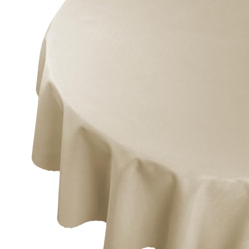 Tischdecke Fleckenresistente Tischtücher Abwaschbar Pflegeleicht Lotus Effekt Hellbeige Rund Durchmesser: Ø 100 cm Tischdecke Fleckenresistente Tischtücher Abwaschbar Pflegeleicht Lotus Effekt Hellbeige Rund Durchmesser: Ø 100 cm von Euromat