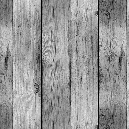 Wachstuch Tischdecke abwaschbar Gartentischdecke Viele Größen und Designs, wasserabweisend, abwischbar, ÖkoTex (Grau Planke Holz Bretter- 1000-2, 180x140 cm) von Euromat