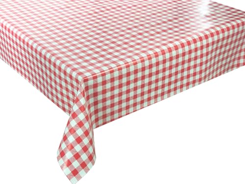 Wachstücher Tischdecke Wachstuch Gartentischdecke wasserdichte Abwaschbar Kariert Rot 01345-01 220x140 cm Wachstücher Tischdecke Wachstuch Gartentischdecke wasserdichte Abwaschbar Kariert Rot 01345-01 220x140 cm von Euromat