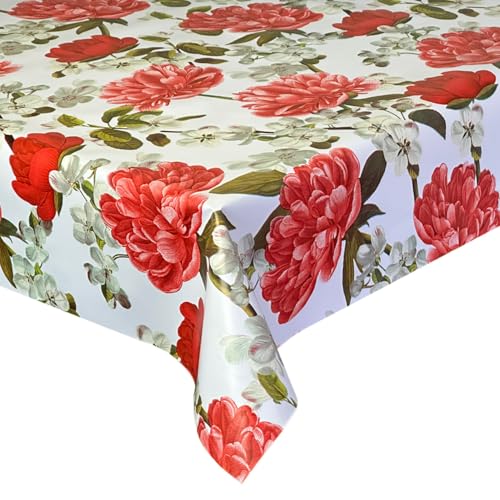 Wachstücher Tischdecke Wachstuch Gartentischdecke wasserdichte Abwaschbar Pfingstrosen Blumen Rosa 81230-2 100x140 cm Wachstücher Tischdecke Wachstuch Gartentischdecke wasserdichte Abwaschbar Pfingstrosen Blumen Rosa 81230-2 100x140 cm von Euromat