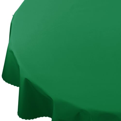 Rund wasserdichte Tischdecke Gartentischdecke Wasserabweisend Wetterfest Garten Balkon Terrasse Grün Durchmesser: Ø 80 cm von Euromat
