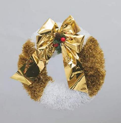 Euronatale DEC.Draht Gold/weiß Krone 38 cm, Siehe Foto, Einheitsgröße Euronatale DEC.Draht Gold/weiß Krone 38 cm, Siehe Foto, Einheitsgröße von Euronatale