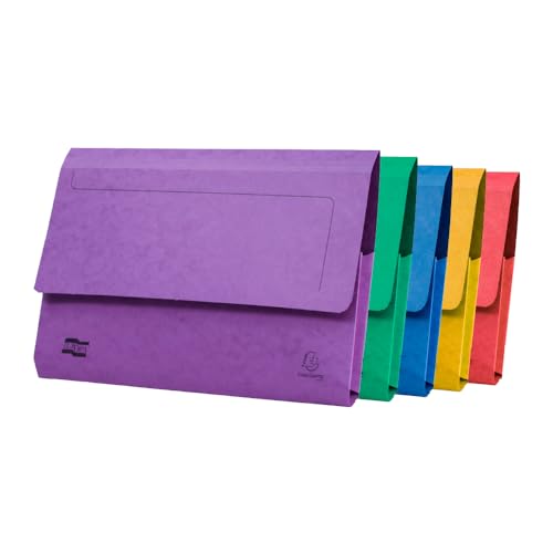 Europa Dokumentenmappe halbe Klappe 300 Mikron Kapazität 32 mm Folio-Format 25 Stück Farbauswahl A Europa Dokumentenmappe halbe Klappe 300 Mikron Kapazität 32 mm Folio-Format 25 Stück Farbauswahl A von Exacompta