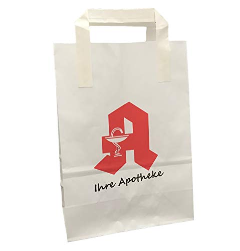 Europack Wrapping Solutions Apothekentüten mit Henkel, 18cm x 9cm x 25cm,100 Stück, geeignet um Sich die Medikamente von der Apotheke zu Holen und sehr leicht zu tragen Europack Wrapping Solutions Apothekentüten mit Henkel, 18cm x 9cm x 25cm,100 Stück, geeignet um Sich die Medikamente von der Apotheke zu Holen und sehr leicht zu tragen von Europack Wrapping Solutions