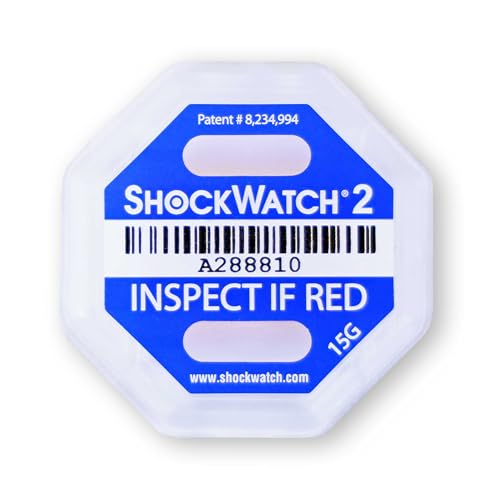 10 Stück Shockwatch 2 | Blau 15g | Stoßindikator bzw. Schockindikator zur Transportkontrolle | für den sicheren Versand als Versandaufkleber am Paket inkl. A4-Warnaufkleber und Lieferscheinaufkleber 10 Stück Shockwatch 2 | Blau 15g | Stoßindikator bzw. Schockindikator zur Transportkontrolle | für den sicheren Versand als Versandaufkleber am Paket inkl. A4-Warnaufkleber und Lieferscheinaufkleber von Europack24