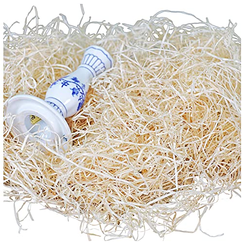 10kg Bio Holzwolle natur | Fichte PEFC-zertifiziert | Füllmaterial / Dekowolle für Präsentkorb o. Geschenkverpackung | Polsterwolle für sensible Produkte | alternativ Gartenholzwolle / Erdbeerwolle 10kg Bio Holzwolle natur | Fichte PEFC-zertifiziert | Füllmaterial / Dekowolle für Präsentkorb o. Geschenkverpackung | Polsterwolle für sensible Produkte | alternativ Gartenholzwolle / Erdbeerwolle von Europack24