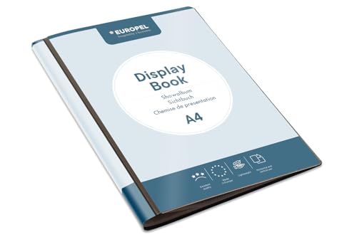 OPUS 2 Präsentationsbuch im A4-Format mit 10 Hüllen - Sichtbuch mit Front-View-Inlay - Portfolio- und Projektordner für Besprechungen & Konferenzen - Dunkelgrau / Anthrazit – 114277 OPUS 2 Präsentationsbuch im A4-Format mit 10 Hüllen - Sichtbuch mit Front-View-Inlay - Portfolio- und Projektordner für Besprechungen & Konferenzen - Dunkelgrau / Anthrazit – 114277 von Europel