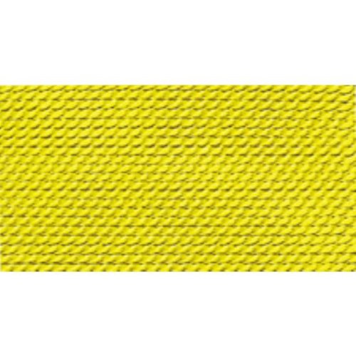 100% Silk Beading Thread, Yellow, Size 12, by EuroTool 100% Silk Beading Thread, Yellow, Size 12, by EuroTool von Eurotool
