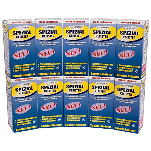 10x Spezial Kleister Tapetenkleister Papier Rauhfaser 2kg von Eurotrends
