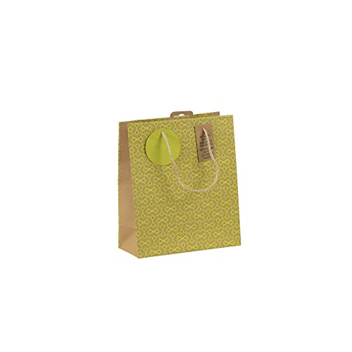 Clairefontaine 30675-3C - Geschenktasche Format M, 21,5 x 10,2 x 25,3 cm, ideal für Bücher und Spiele, 1 Stück, Neon von Eurowrap