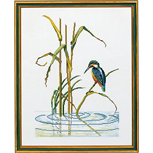 Eva Rosenstand Kreuzstich Set Eisvogel, Zählmuster, 40x50cm von Eva Rosenstand Clara Wæver