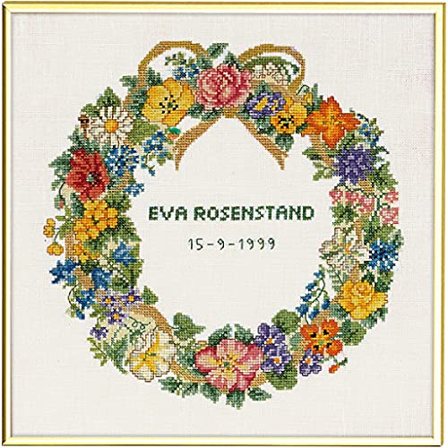 Eva Rosenstand Kreuzstich Set Jubiläums-Kranz Zählmuster Eva Rosenstand Kreuzstich Set Jubiläums-Kranz Zählmuster von Eva Rosenstand