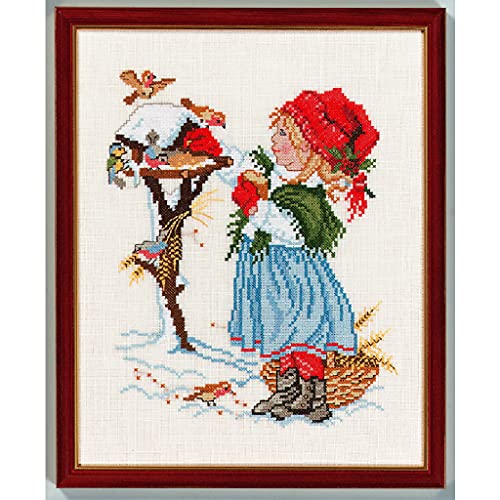 Eva Rosenstand Kreuzstich Set Mädchen mit Vogelhaus Zählmuster Eva Rosenstand Kreuzstich Set Mädchen mit Vogelhaus Zählmuster von Eva Rosenstand