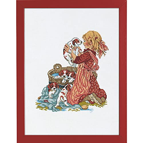 Eva Rosenstand Kreuzstich Set Mädchen mit Welpe Zählmuster Eva Rosenstand Kreuzstich Set Mädchen mit Welpe Zählmuster von Eva Rosenstand